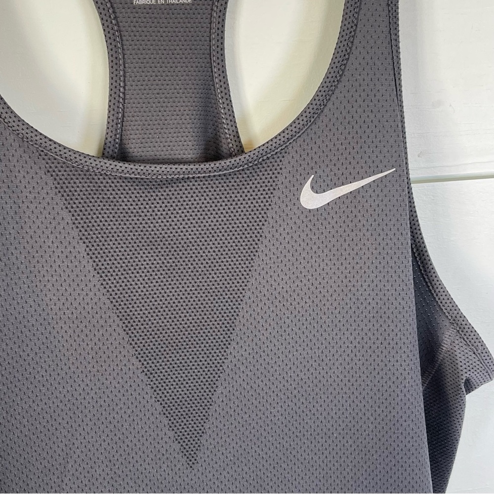 Nike Zonal Cooling tank‎ top dark gray women’s size large - Picture 3 of 6